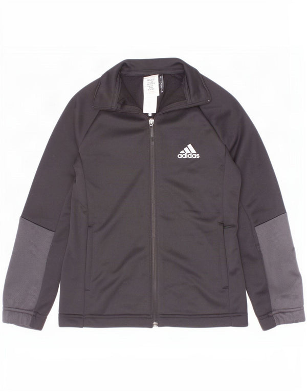 Jachetă de trening Adidas Aeroready pentru băieți 7-8 ani, negru, color block