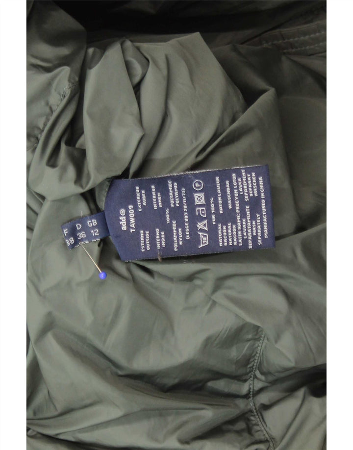 ADD Jachetă căptușită pentru femei UK 12 Medium Khaki Poliamidă