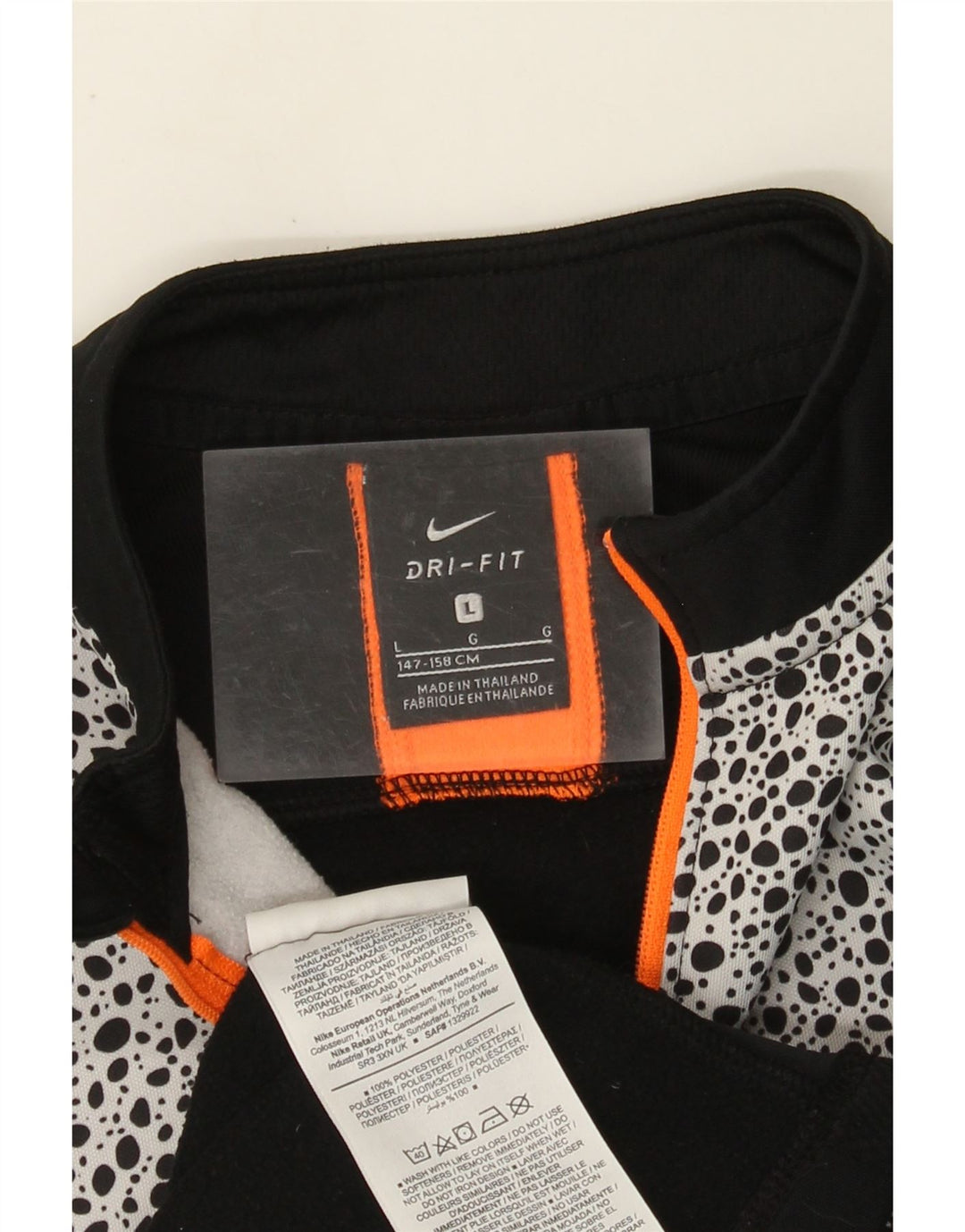 Trening pentru băieți grafic pulover Top 12-13 ani mare pete negre