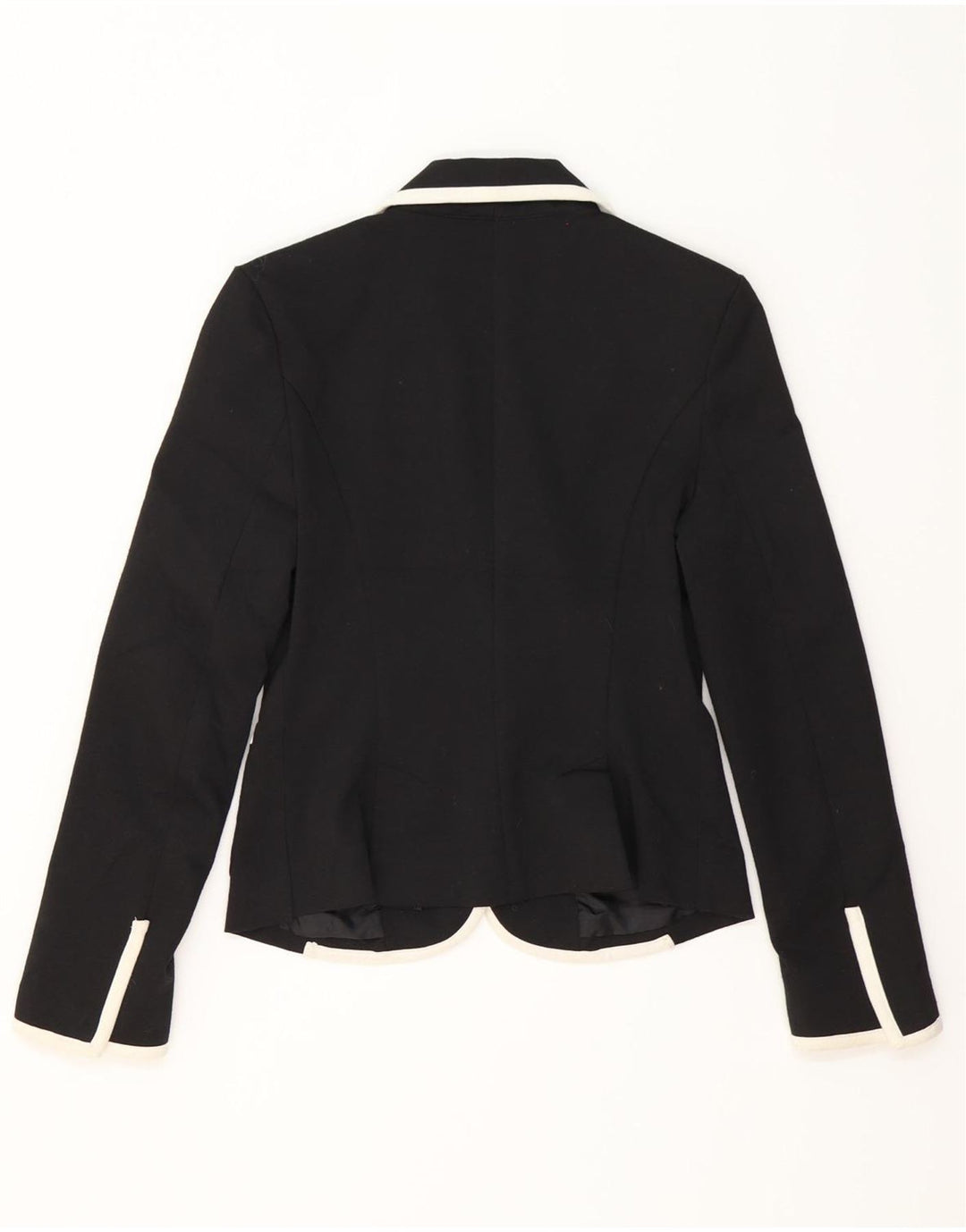 Jachetă Blazer pentru femei Zara, cu 2 nasturi, UK 10, Negru, Poliester Colorblock