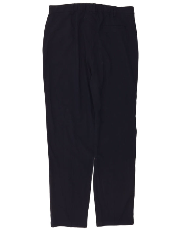 Pantaloni chino conici pentru femei Marks & Spencer UK 14 Large W34 L30 Bleumarin