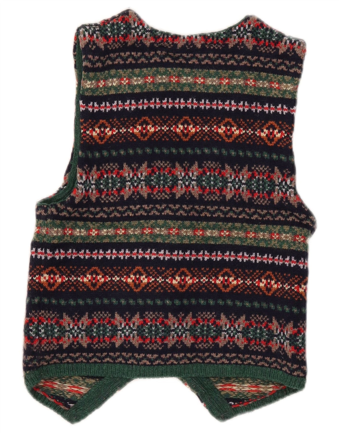 Vestă pentru damă Zara UK 8, lână geometrică, multicoloră, mică