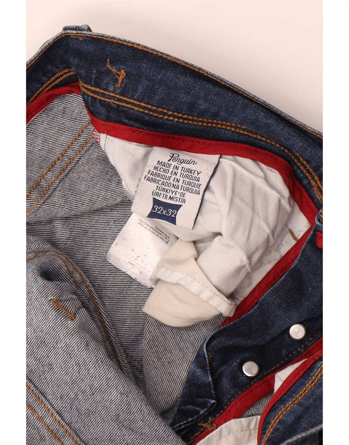 Blugi slim pentru bărbați Penguin W32 L32 Bumbac albastru