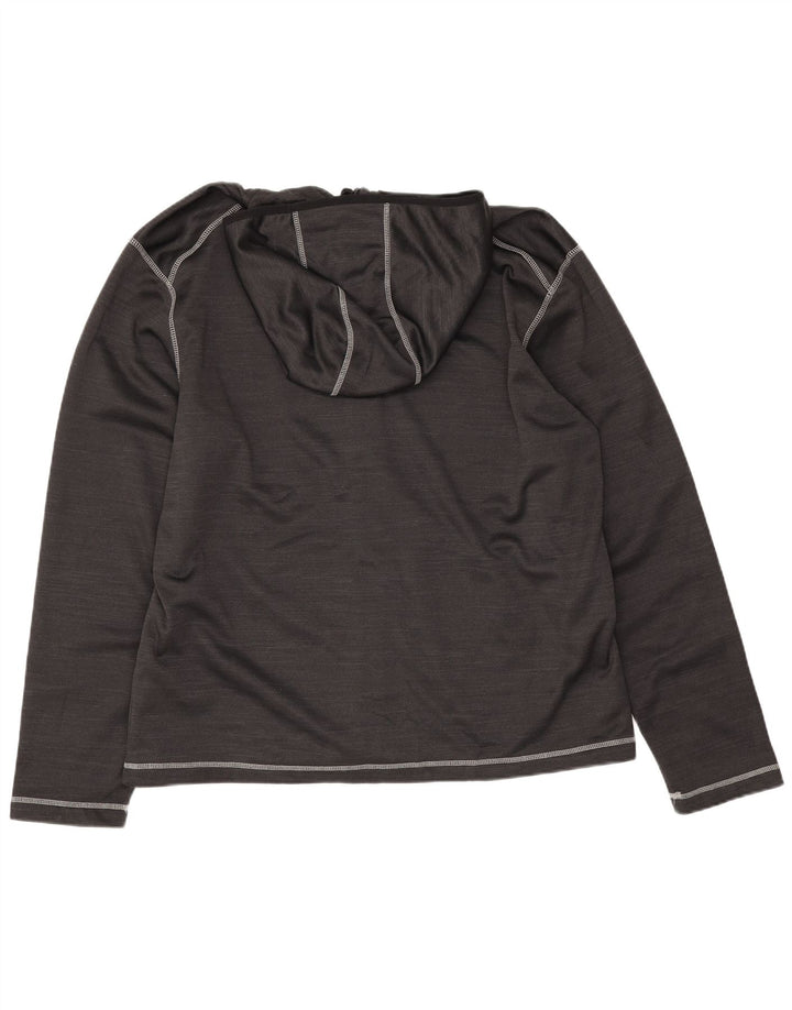 Pulover Fila Graphic Zip Hoodie pentru bărbați 2XL poliester negru