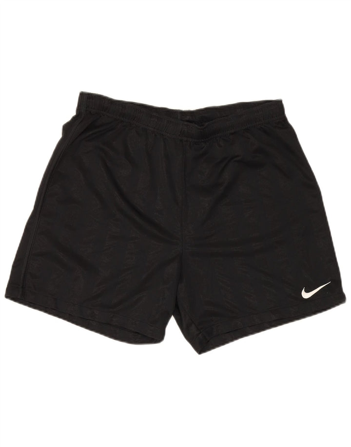 Pantaloni scurți sport Nike pentru bărbați, poliester cu dungi negre medii