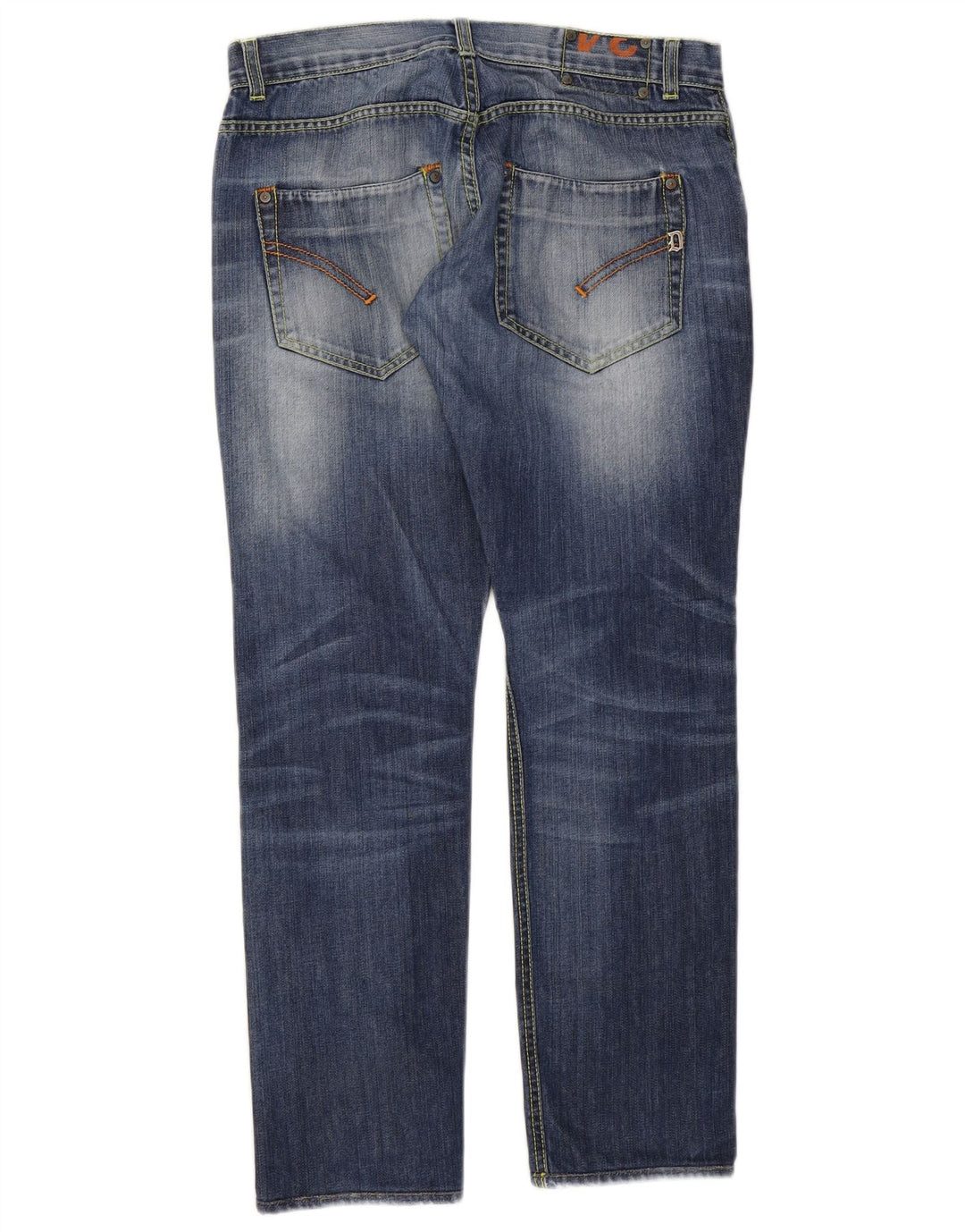 Dondup blugi slim pentru bărbați W32 L30 albastru