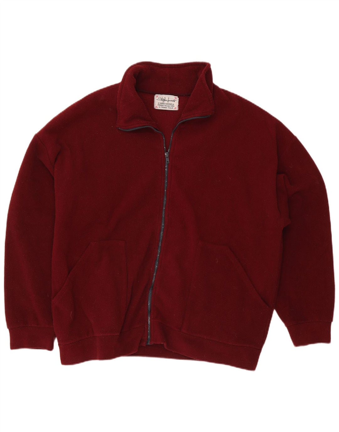 Jachetă vintage pentru bărbați din lână UK 42 XL poliester maro