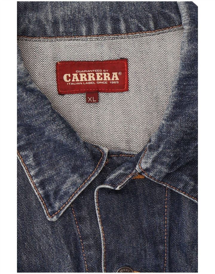 Jachetă de blugi pentru bărbați Carrera UK 42 XL Bumbac bleumarin