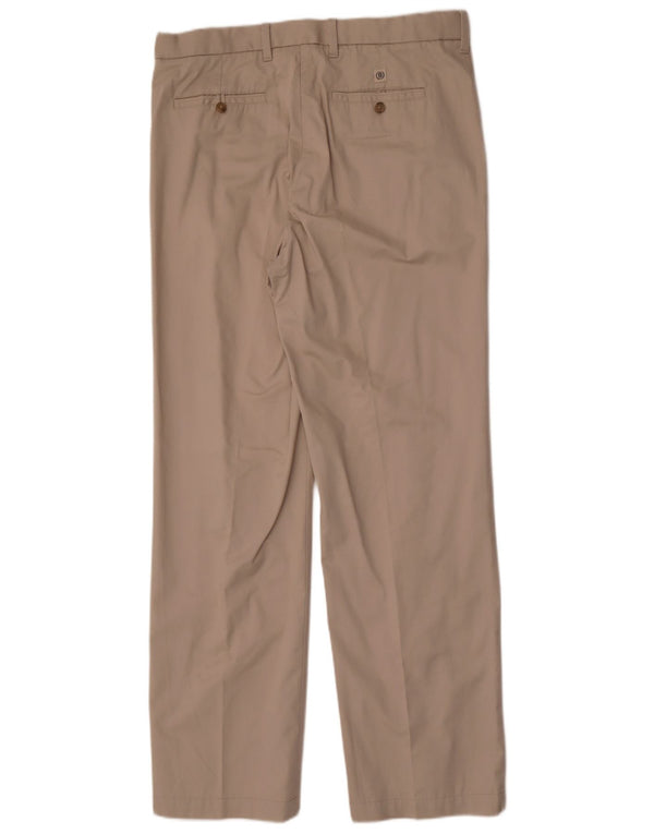 Marks & Spencer Pantaloni Chino Drepți Blue Harbour pentru bărbați L36 L33 Bej