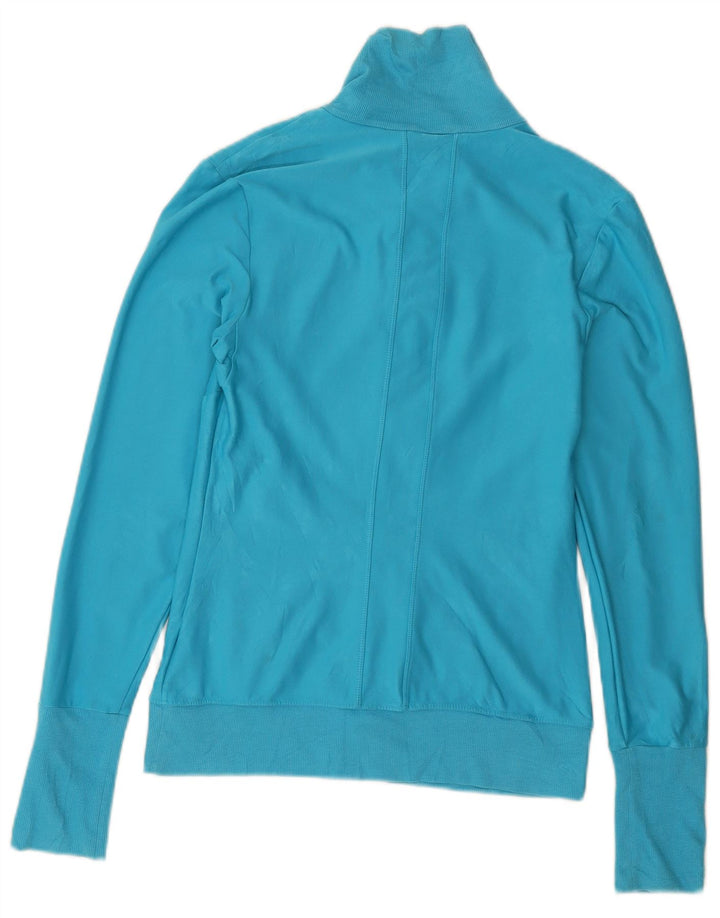 Jachetă de trening NIKE Dri Fit pentru femei UK 8/10 Poliester albastru mic