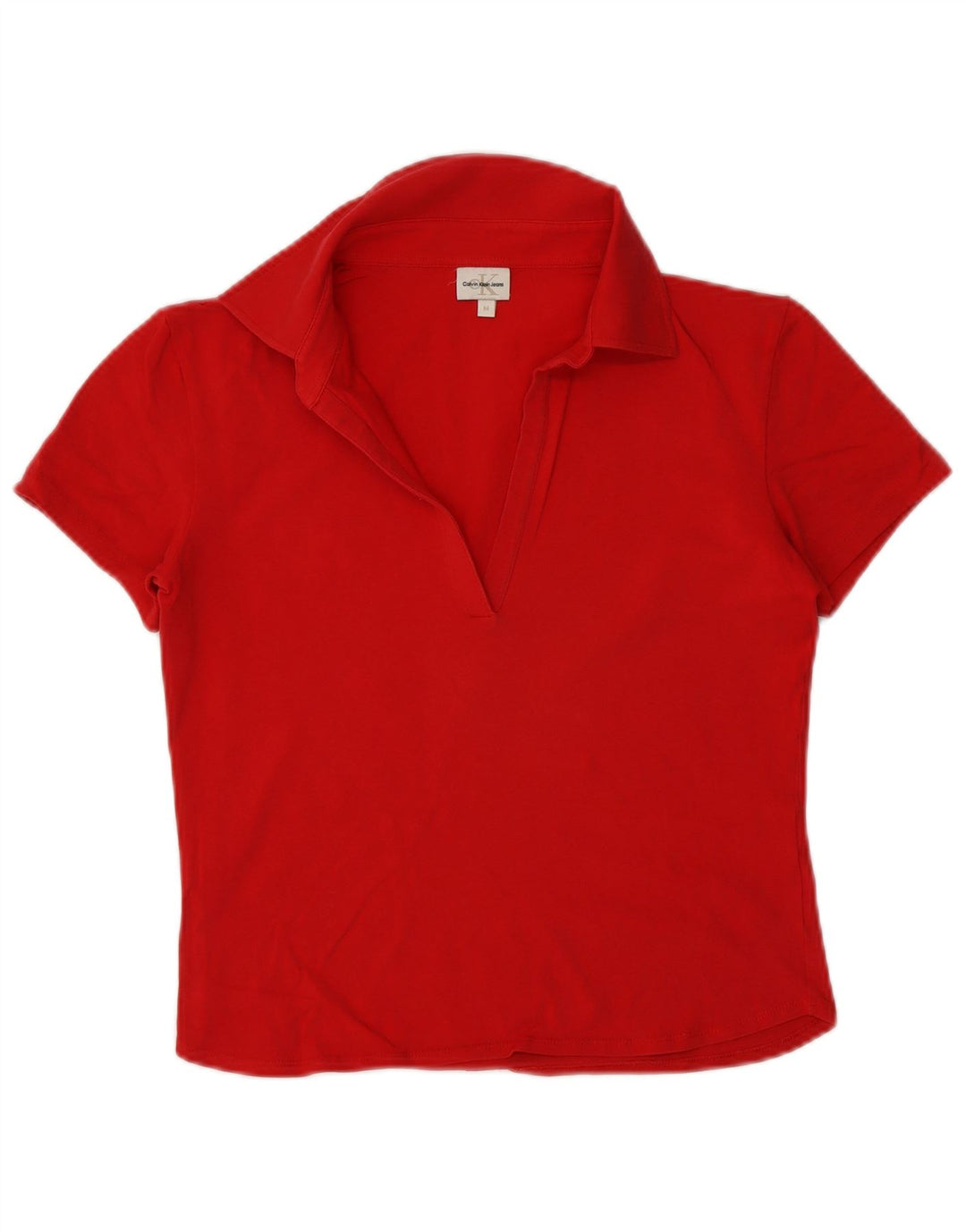 Tricou polo Calvin Klein pentru femei, roșu mediu