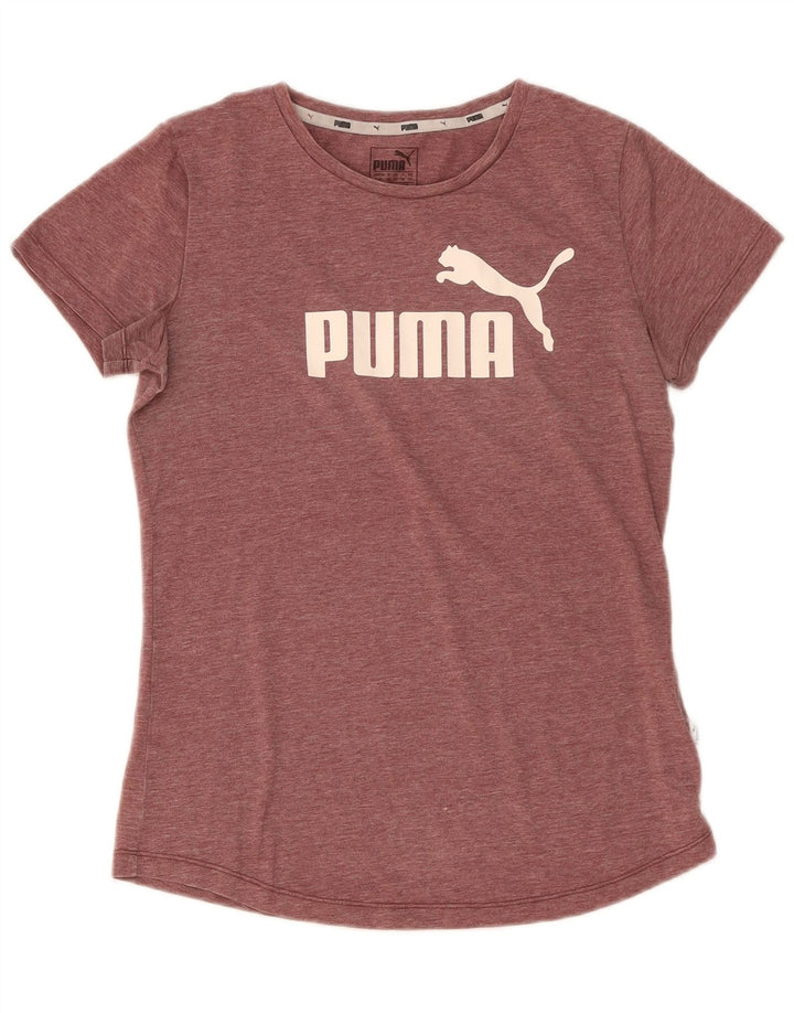 Tricou grafic Puma pentru femei Top UK 10 Small Maroon Polyester