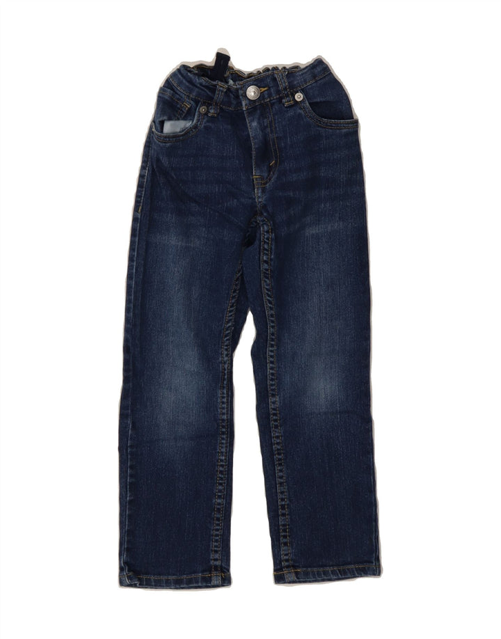 LEVI'S Boys Straight Jeans 5-6 Years W18 L18 Blue Cotton Vintage Levi's and Second-Hand Levi's from Messina Hembry 