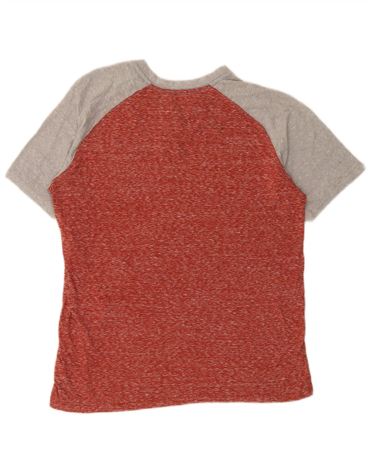 Tricou pentru bărbați Hurley Top Mediu Roșu Colorblock Poliester
