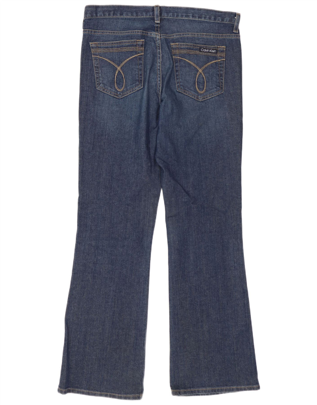 CALVIN KLEIN Blugi Bootcut pentru femei US 10 Large W30 L32 Blue Bumbac