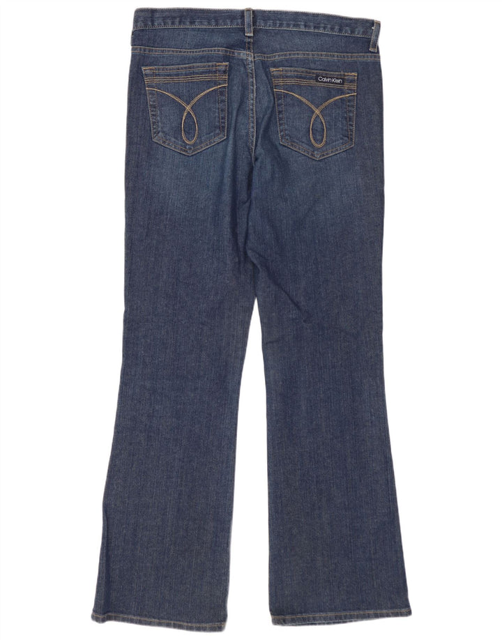 CALVIN KLEIN Blugi Bootcut pentru femei US 10 Large W30 L32 Blue Bumbac