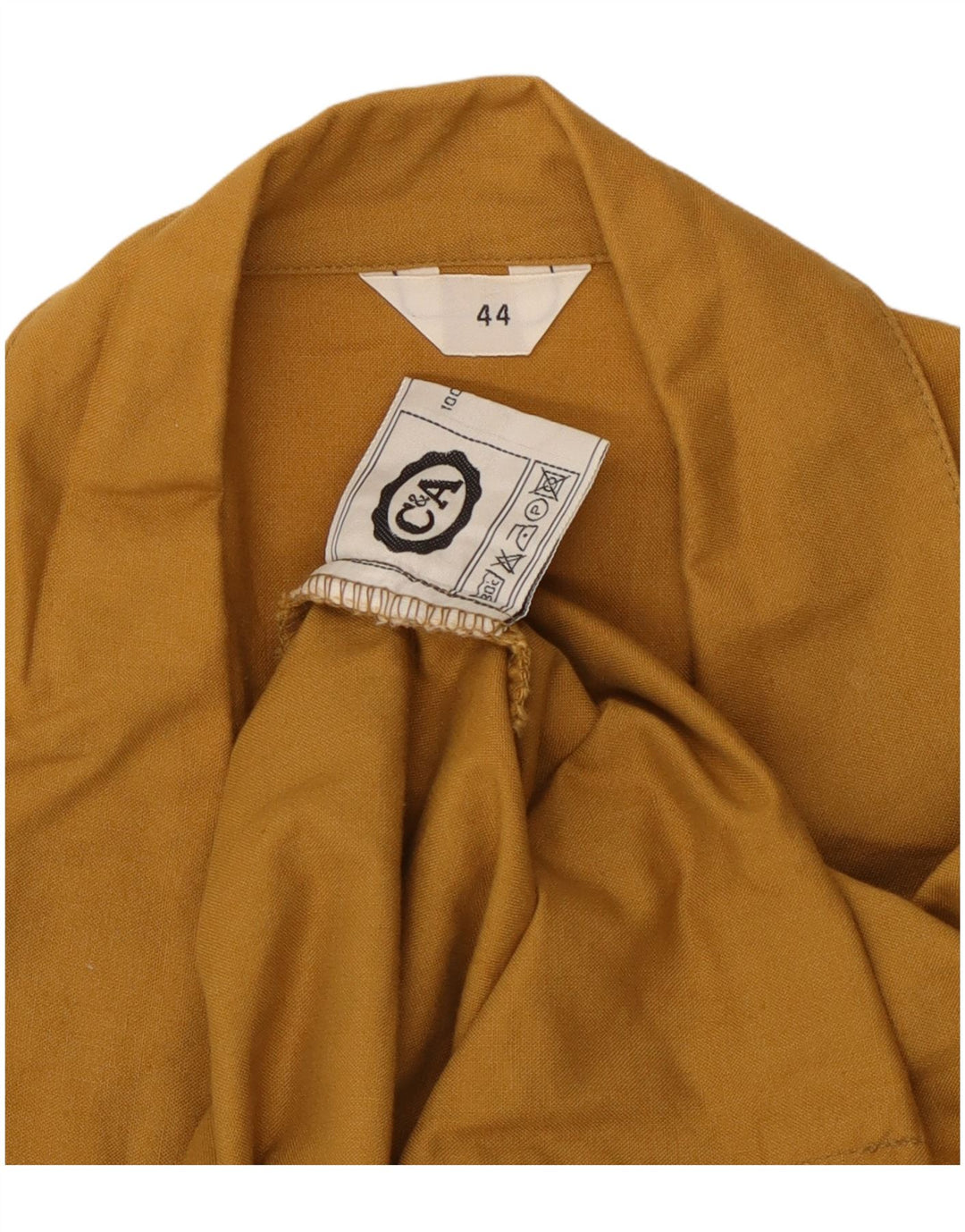 C & A Jachetă pentru femei cu două pieptări EU 44 XL bumbac galben