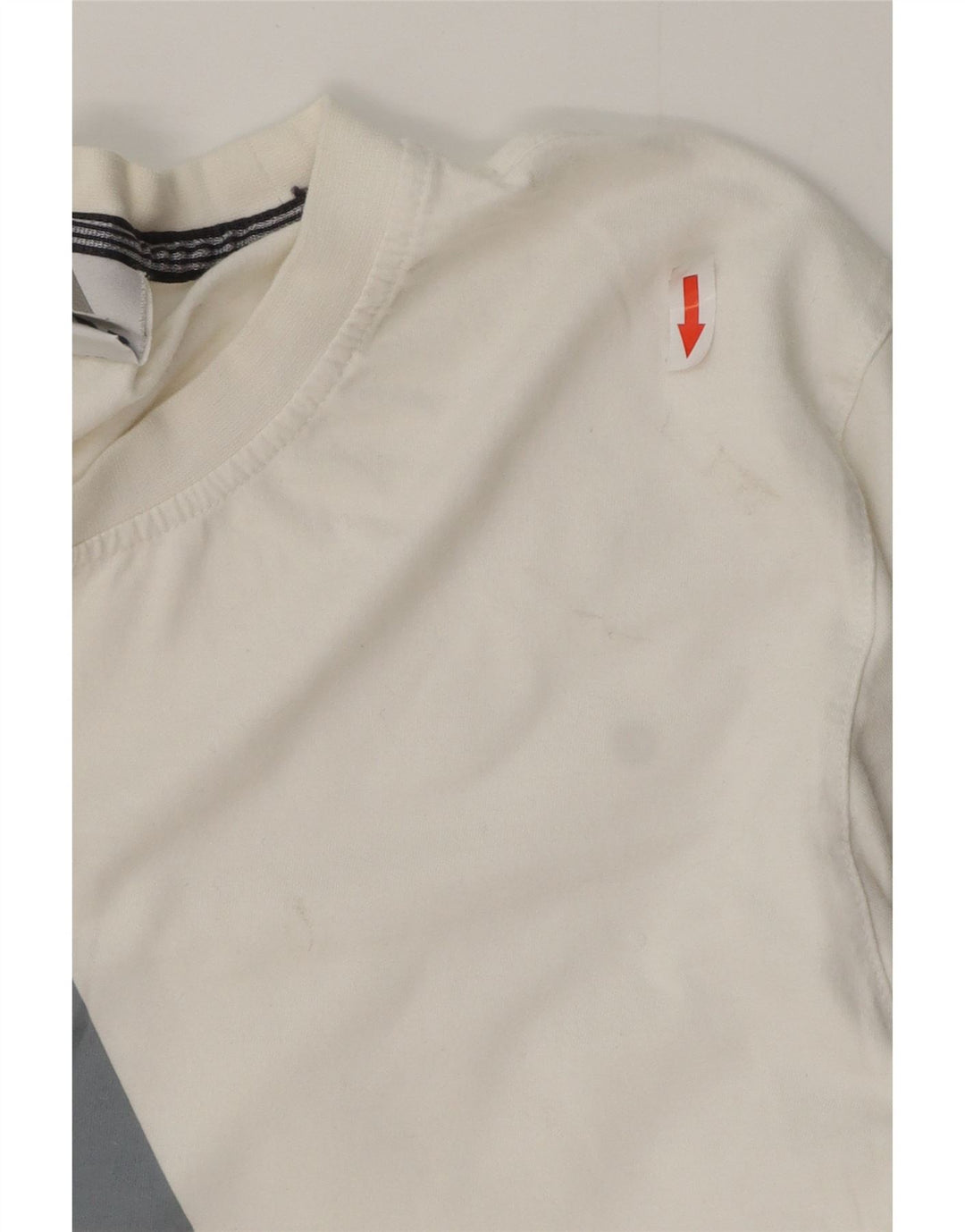 Tricou grafic ADIDAS pentru bărbați Top mare din bumbac alb