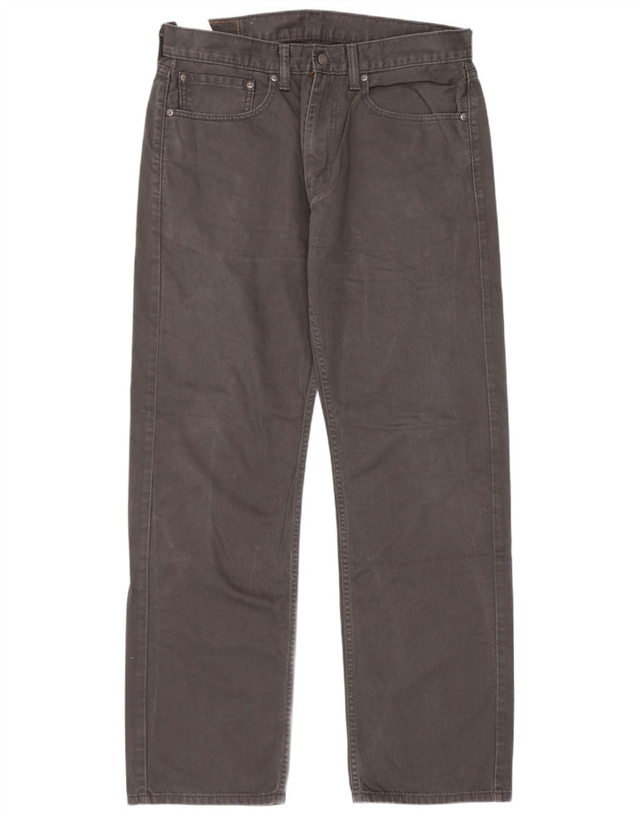 Blugi drepti pentru bărbați Levi's 505 W34 L32 bumbac gri
