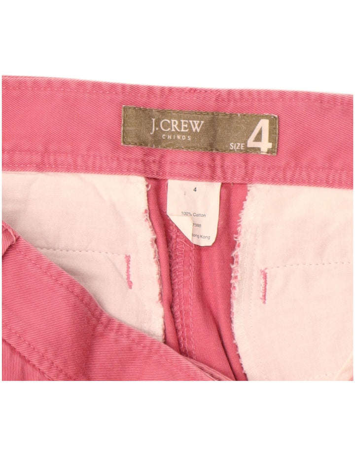 Pantaloni chino drepti pentru femei J. CREW US 4 Small W28 L26 Bumbac roz