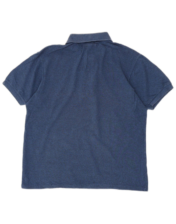 Lacoste Mens Classic Fit Polo Shirt Size 3 Small Navy Blue Cotton