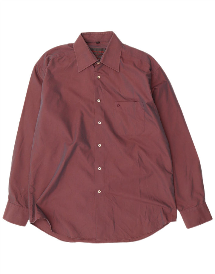 Cămașă pentru bărbați Pierre Cardin Mărimea 39/40 Bumbac Burgundy Mediu