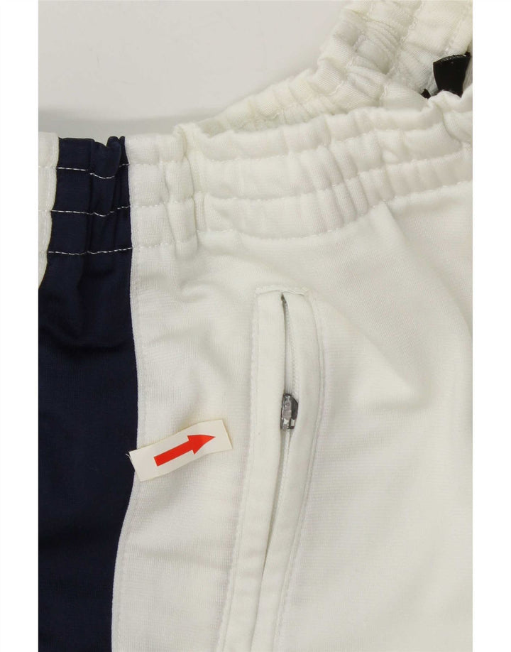 Pantaloni de trening grafic pentru bărbați Adidas 2XL, alb, bloc de culoare