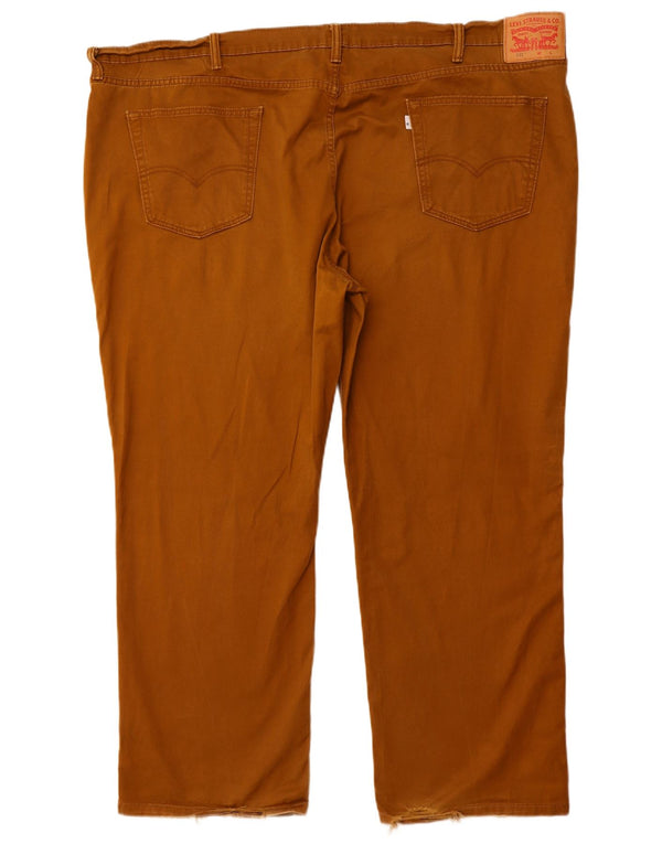 Pantaloni casual drepti pentru bărbați Levi's 541 W50 L29 bumbac maro