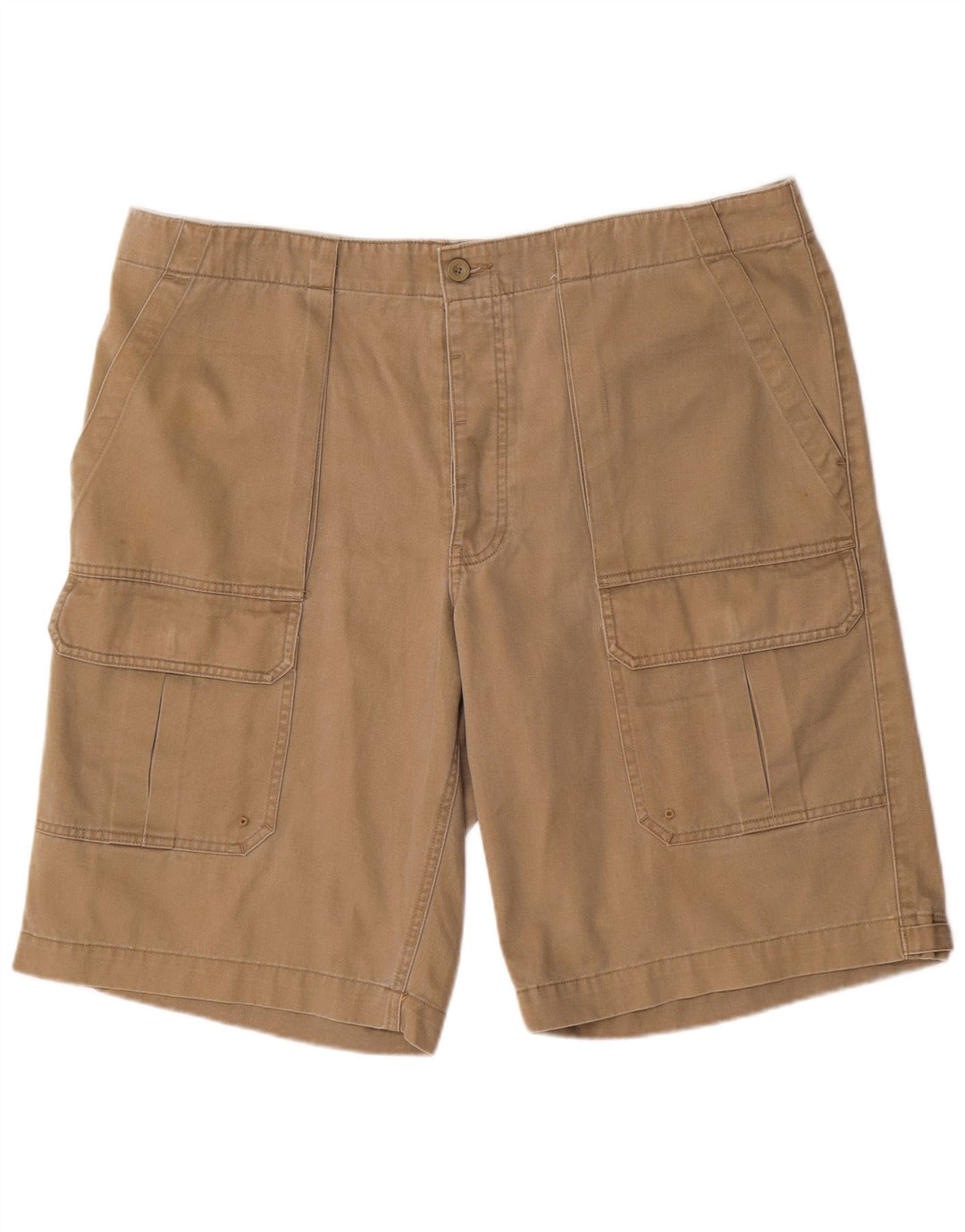 Pantaloni scurți cargo pentru bărbați Marks & Spencer XL W40 bumbac bej