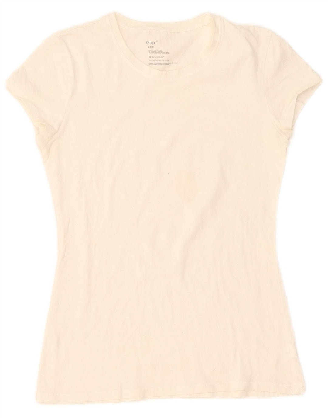 Gap Tricou pentru femei Top UK 10 Small White Bumbac