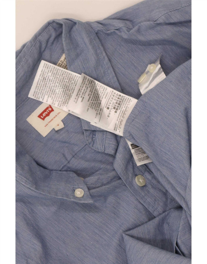 Cămașă Levi's pentru bărbați din bumbac cu pete albastre