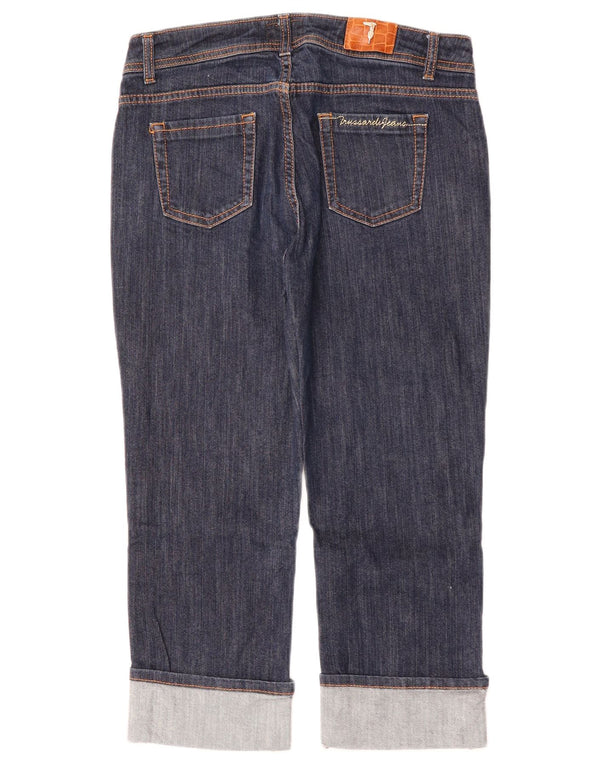 Blugi Capri TRUSSARDI pentru femei W29 L22 Bumbac bleumarin