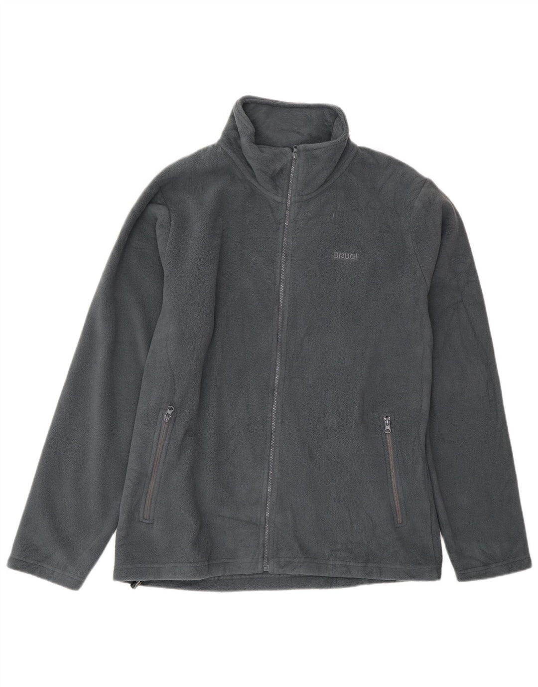 Jachetă fleece pentru bărbați Brugi UK 40, mare, gri, poliester