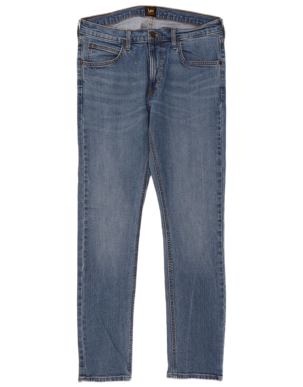 Blugi Lee Luke Tapered Slim W34 L32 Bumbac albastru