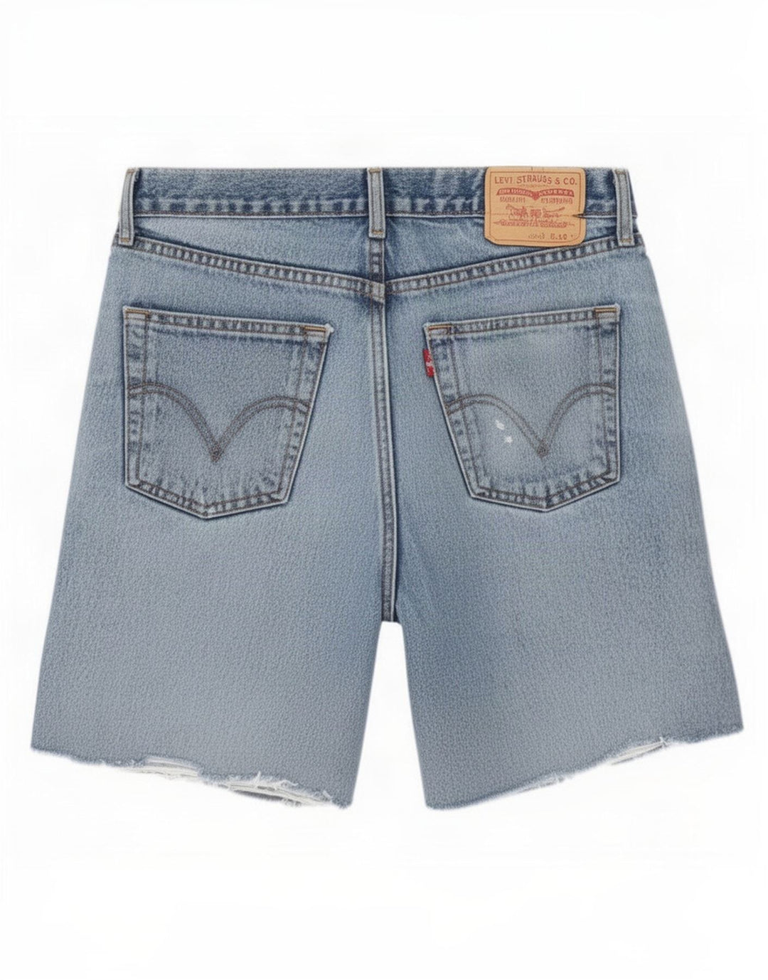 Pantaloni scurți Levi's 751 Distressed Denim W34 Large Blue