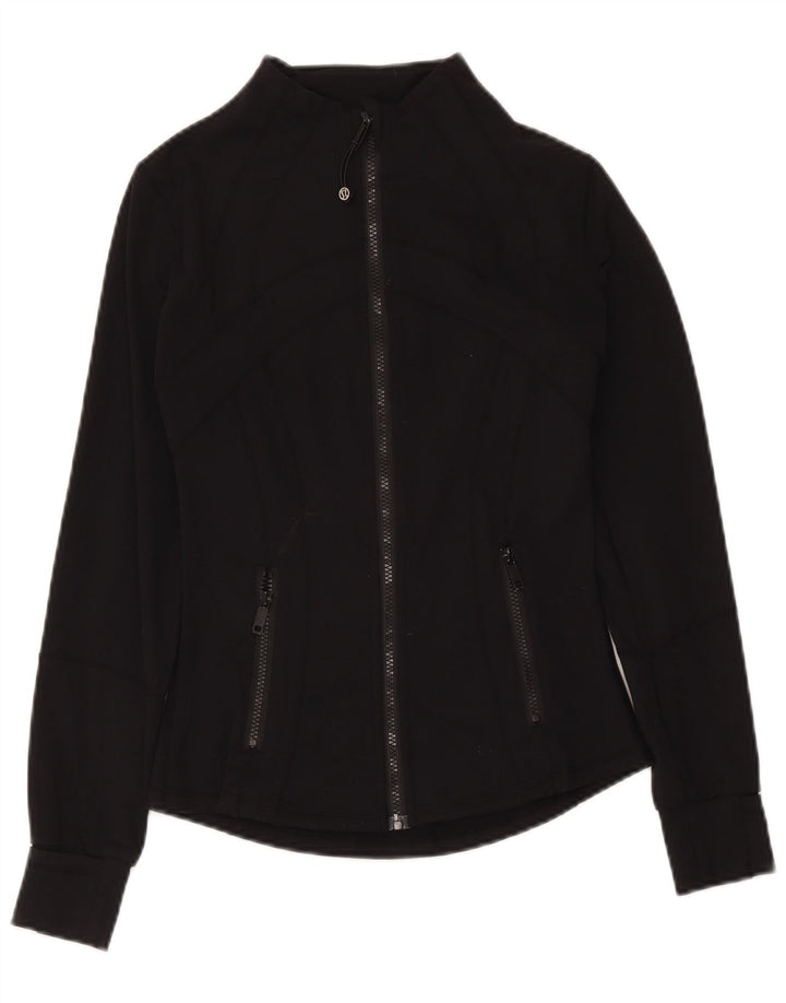 Lululemon Trening Top Jacket pentru femei US 4 Small Black Nylon