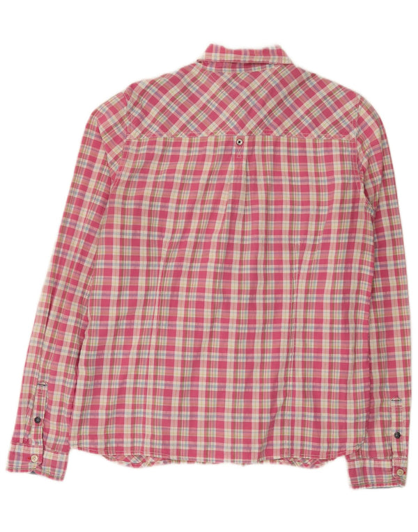Cămașă Tommy Hilfiger pentru femei UK 18 XL, bumbac cu carouri roz