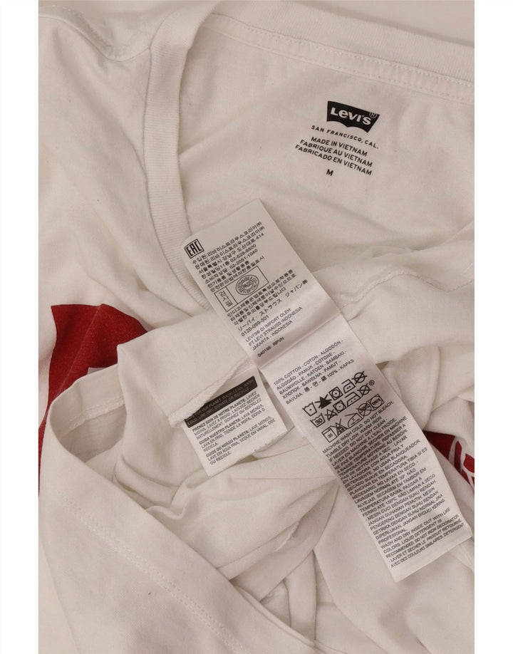 Tricou grafic pentru bărbați Levi's Top Medium White Bumbac