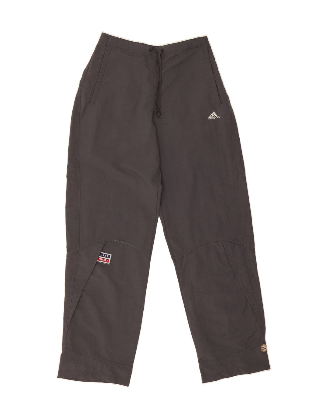 ADIDAS Boys Tracksuit Trousers 13-14 Years  Grey Polyamide Vintage Adidas and Second-Hand Adidas from Messina Hembry 