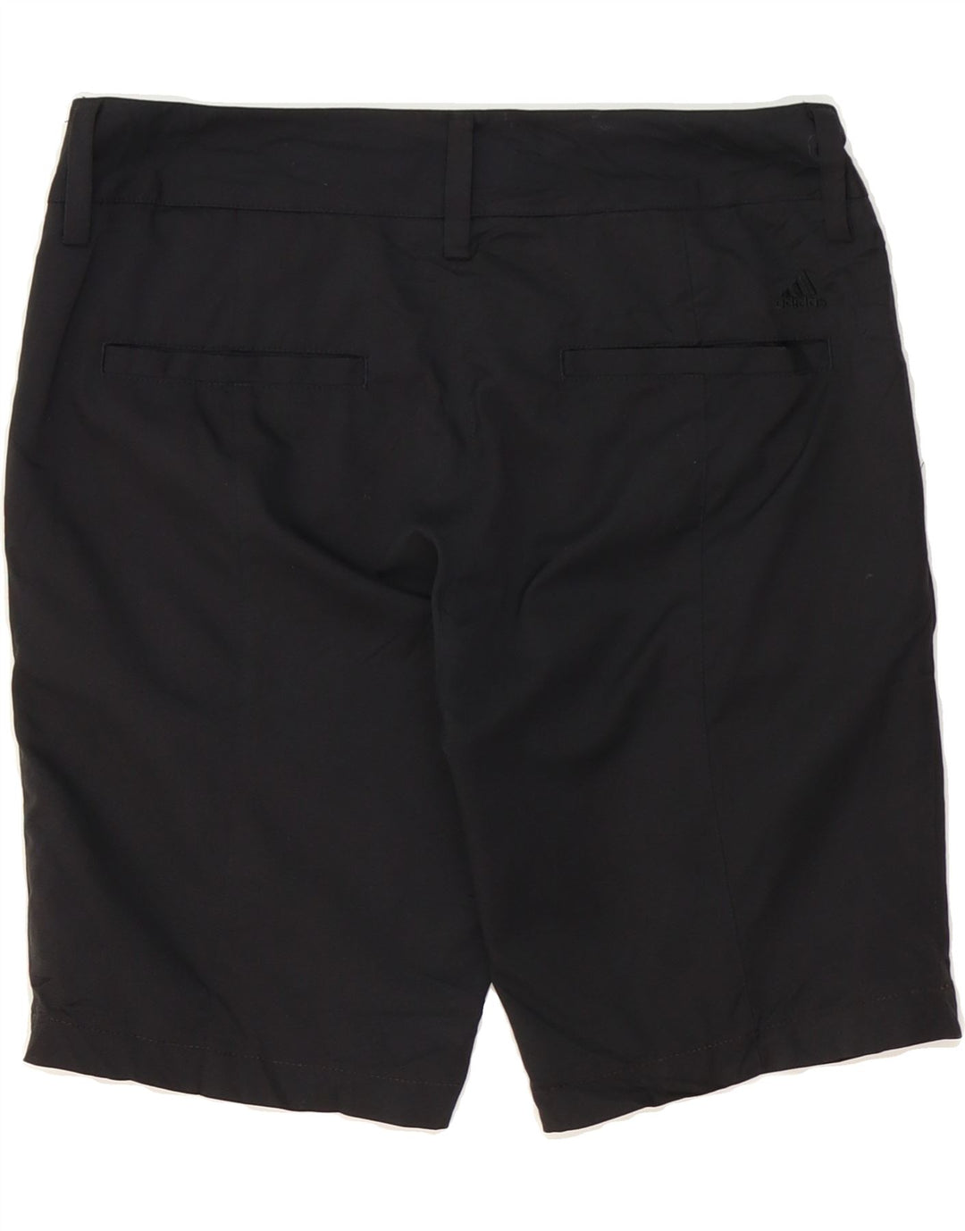 ADIDAS Womens Climalite Chino Shorts UK 4 Small W32  Black Polyester Vintage Adidas and Second-Hand Adidas from Messina Hembry 