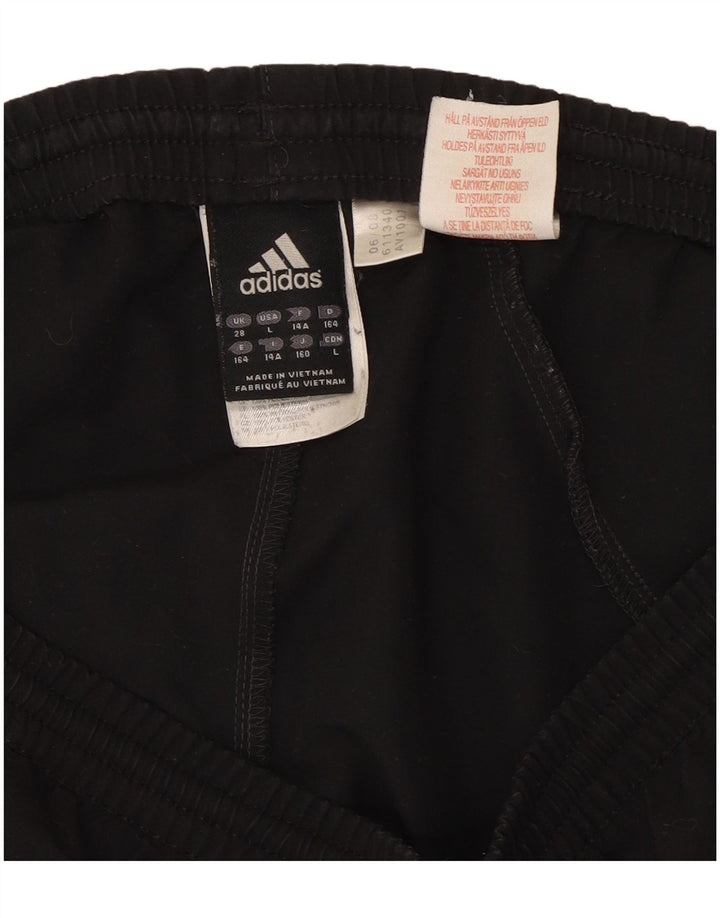 Pantaloni scurți sport adidas băieți 13-14 ani poliester negru