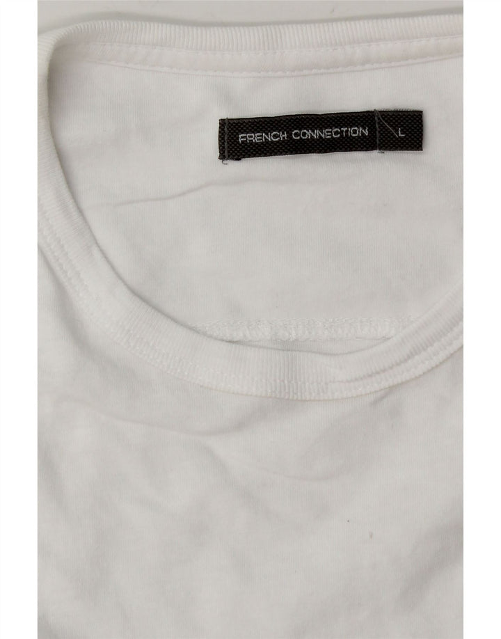 FRENCH CONNECTION Tricou pentru bărbați Top Large White
