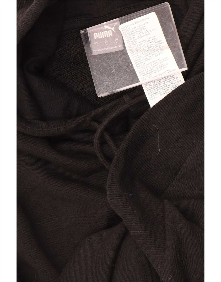 Pulover Puma pentru femei, cu grafică, mare, negru, color block