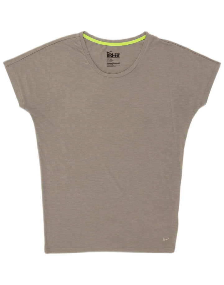 Tricou Nike Dri Fit Loose Fit Top, Gri mediu, Poliester cu pături