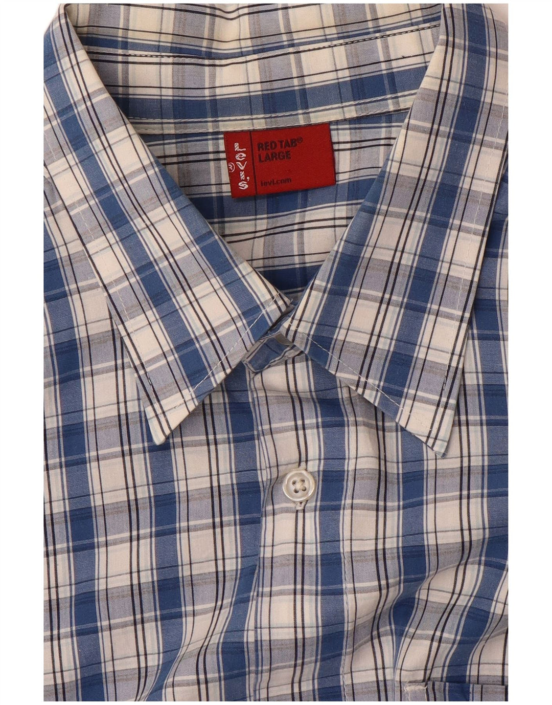 Cămașă pentru bărbați Levi's, cu carouri mari, albastre