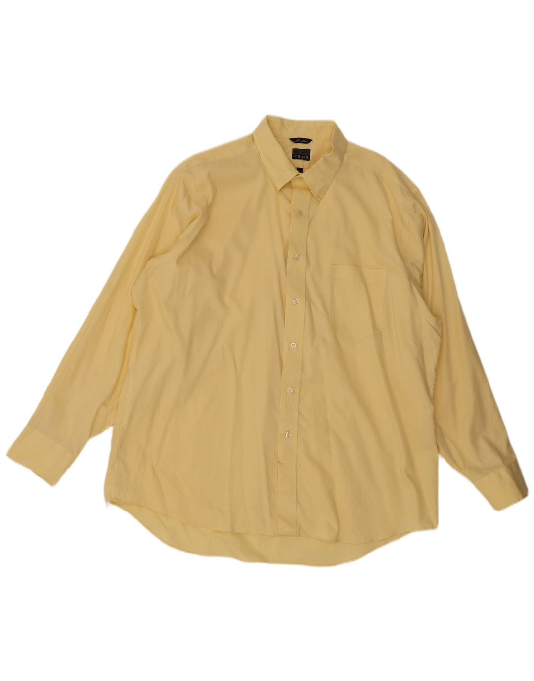 Cămașă pentru bărbați Chaps Ralph Lauren XL, bumbac galben