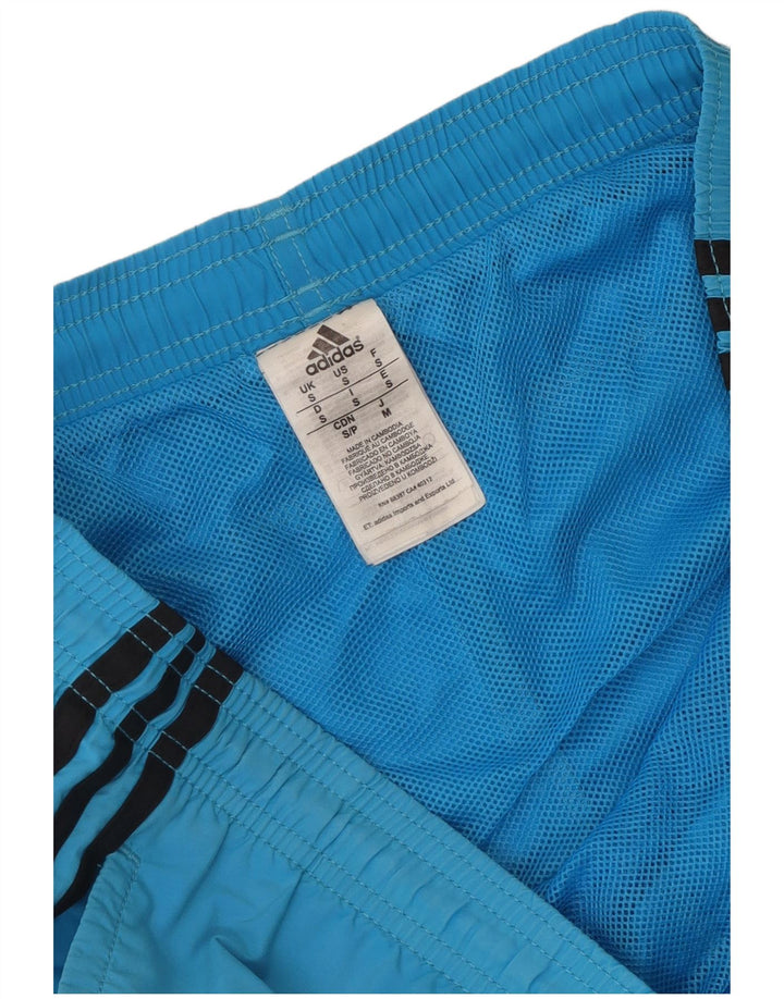 Pantaloni scurți de înot Adidas pentru bărbați, nailon mic, albastru