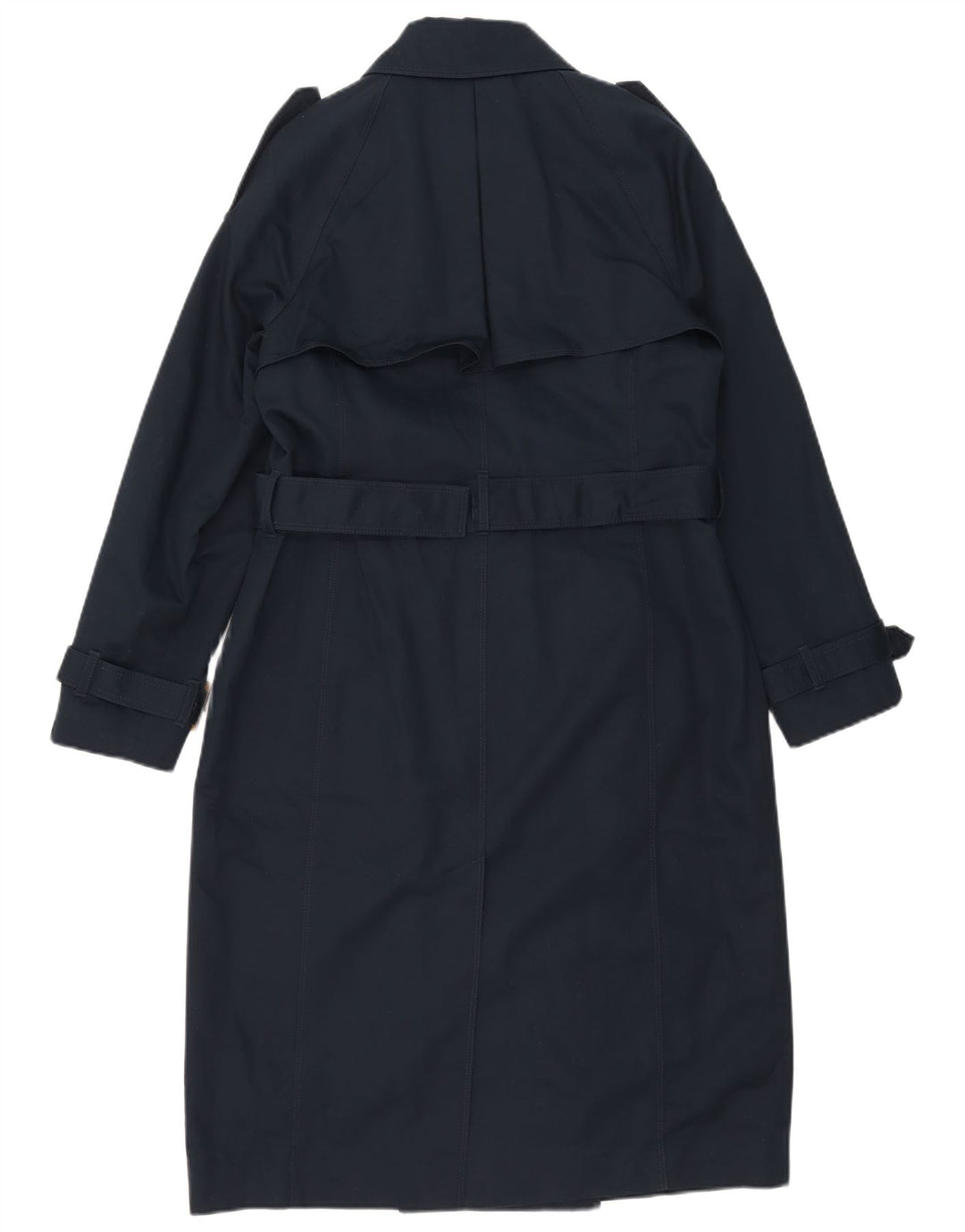 Trench pentru femei Marks & Spencer UK 12 Medium Bluemarin Bumbac