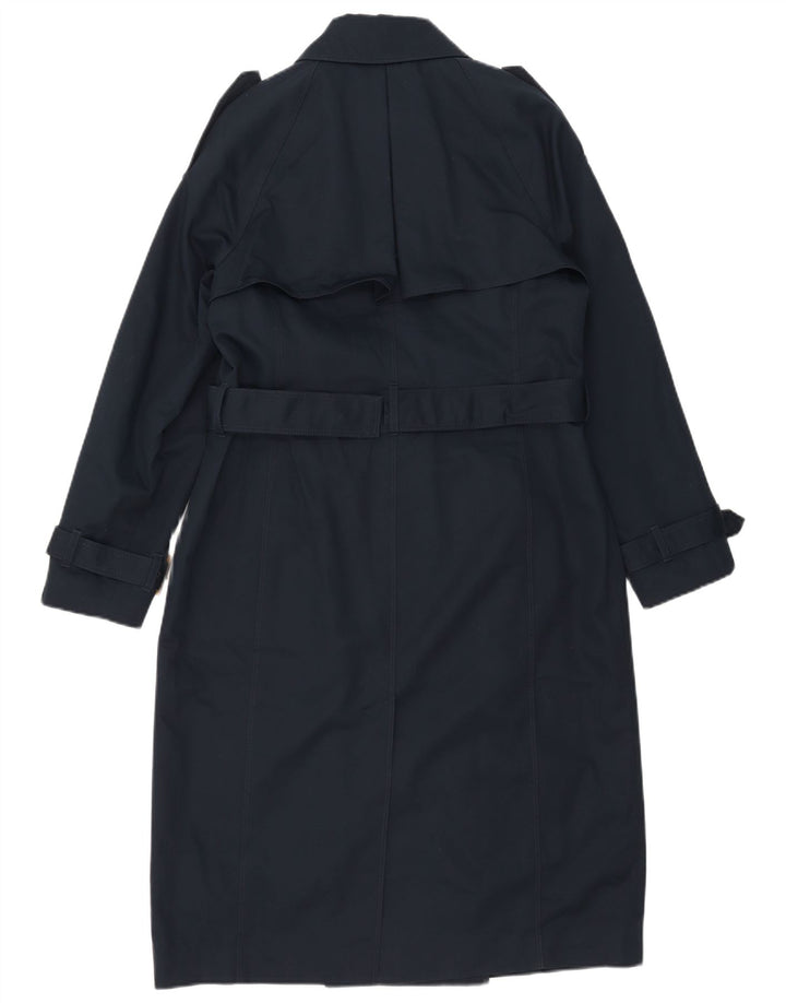 Trench pentru femei Marks & Spencer UK 12 Medium Bluemarin Bumbac