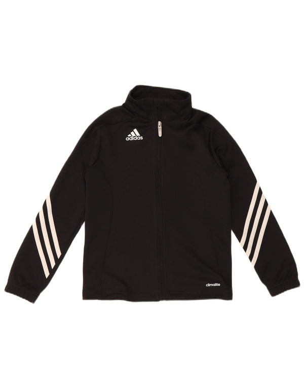 Adidas Boys Regular Fit Trening Top Jachetă 7-8 Ani Negru Sport